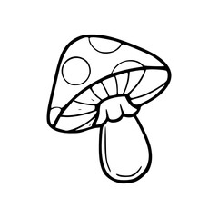 simple mushroom vector design