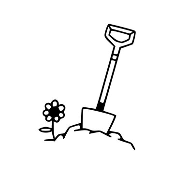 Shovel clip art preview