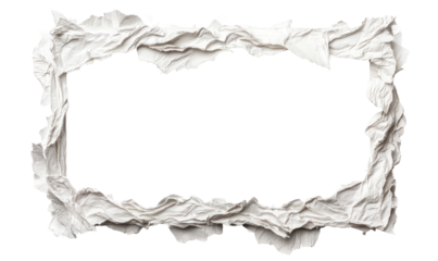 Vintage Parchment Textures Isolated on Transparent Background