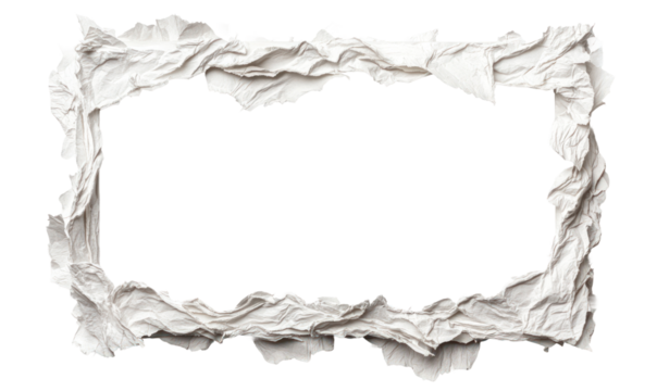 Vintage Parchment Textures Isolated on Transparent Background