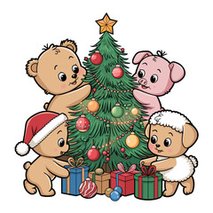 kdp cover, cover, book cover, cartoon illustration, cute coloring book cover, cute kids illustration, cartoon cover, kawaii coloring, easy and bold, kawaii cover, cozy, cozy cover, fuzzy, hygge, color