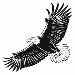Obraz premium eagle vector silhouette