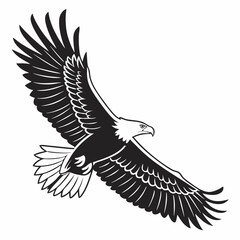 flying eagle silhouette