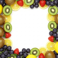 frame of fruits