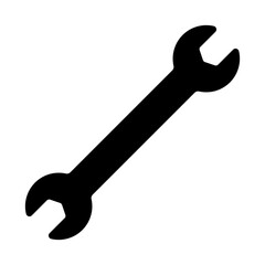 Wrench icon symbol simlpe design