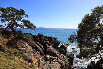 Waipu Pancake Rocks is a rock formation in Waipu Cove