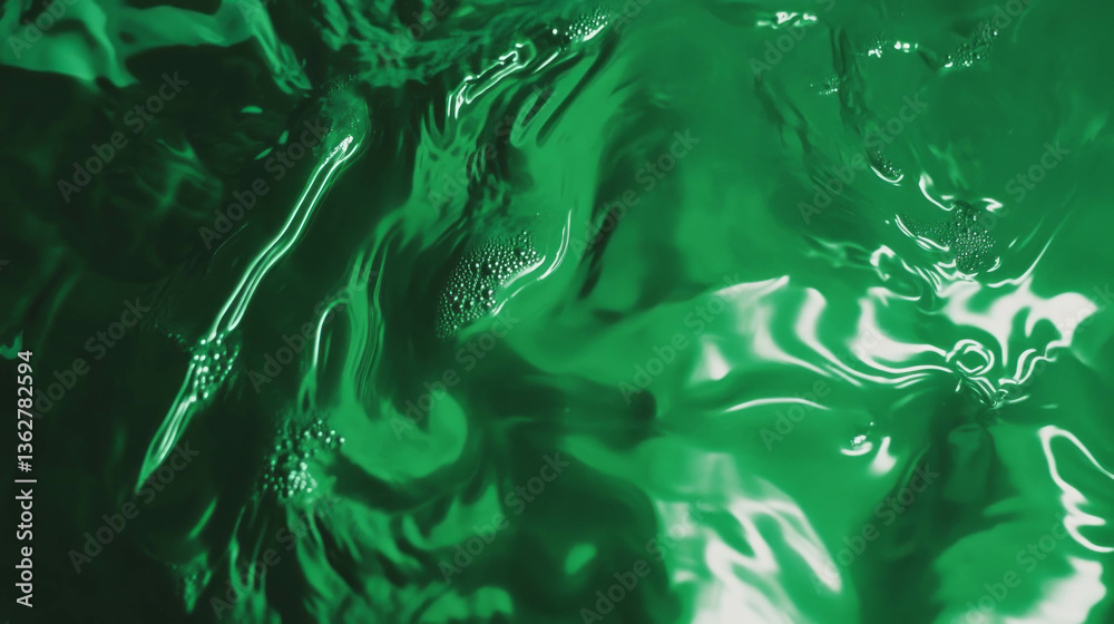 Poster abstract grunge green texture with chaotic contrast overlay design