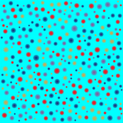 Abstract colorful background 11 for wrapper design, packaging or textile printing. Vector illustration