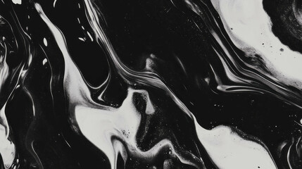 Abstract grunge black and white texture with chaotic patterns for creative designs