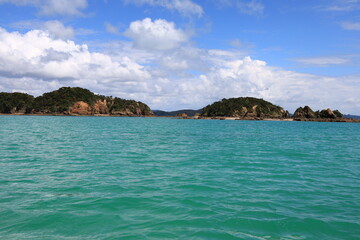 Obraz premium The Bay of Islands is an area on the east coast of the Far North District of the North Island of New Zealand