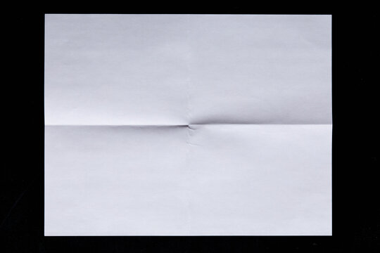 Folder paper on black background