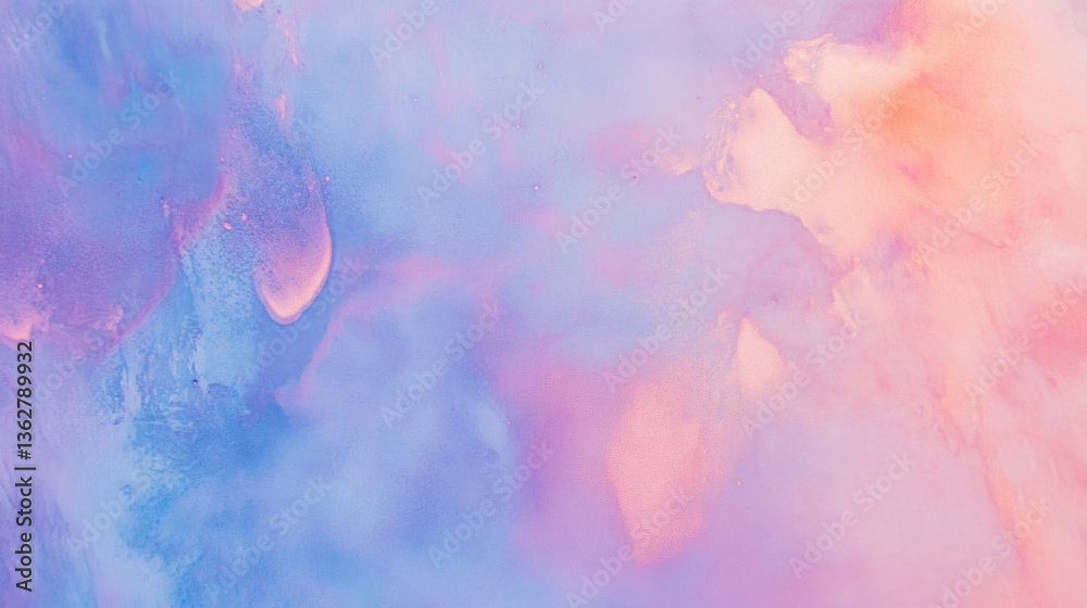 Poster Abstract chaotic pastel paper texture with subtle stains for creative background design