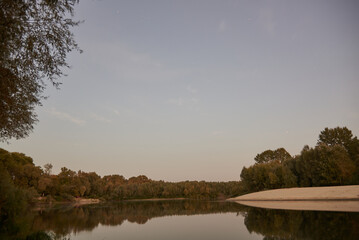 Beautiful river Desna in Ukraine