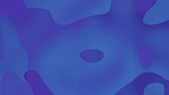 Abstract blue and purple fluid shapes. Dynamic layers of blue and purple fluid shapes create a modern abstract background and video animasi background