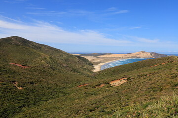 Cape Reinga is the northwestern most tip of the Aupōuri Peninsula, at the northern end of the North Island of New Zealand