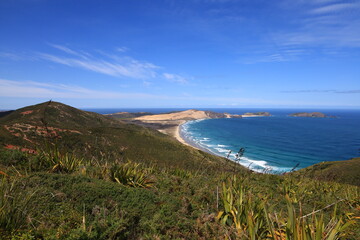 Cape Reinga is the northwestern most tip of the Aupōuri Peninsula, at the northern end of the North Island of New Zealand