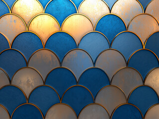 Fototapeta premium brushed aluminum with intricate patterns