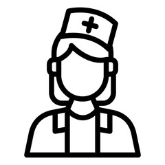 Nurse Female Icon