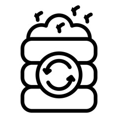 Compost Bin Icon
