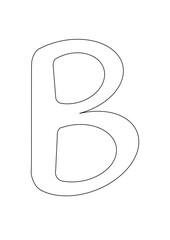 Alfabeto, Letras Maiúsculas , Escrita, escrita manual, constantes e vogais 