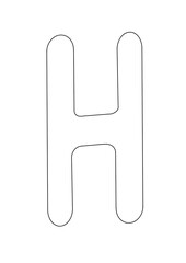 Alfabeto, Letras Mai&uacute;sculas , Escrita, escrita manual, constantes e vogais 