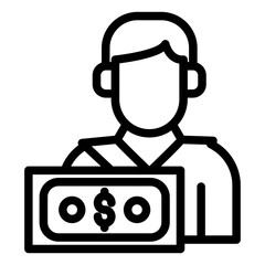 Corrupt Politician Icon