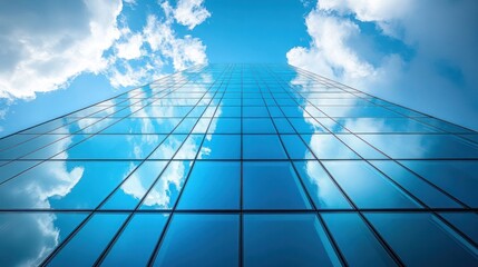 Skyline Reflection: A Modern Architectural Marvel