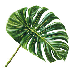 illustrations of various trees, leaves, grasses, and botanical elements on white background.