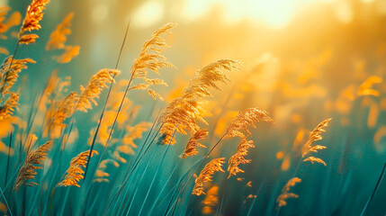 The concept of change and impermanence is symbolized by the movement of wild grasses swaying in the wind