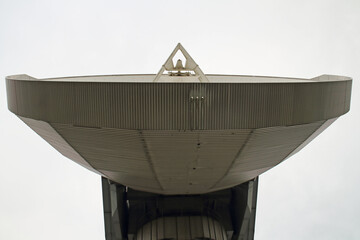 Satellite ground station from the Radom industrial monument in Raisting, Bavaria, Germany