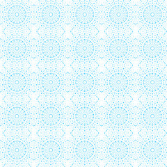  Geometric Blue Circular Pattern Background