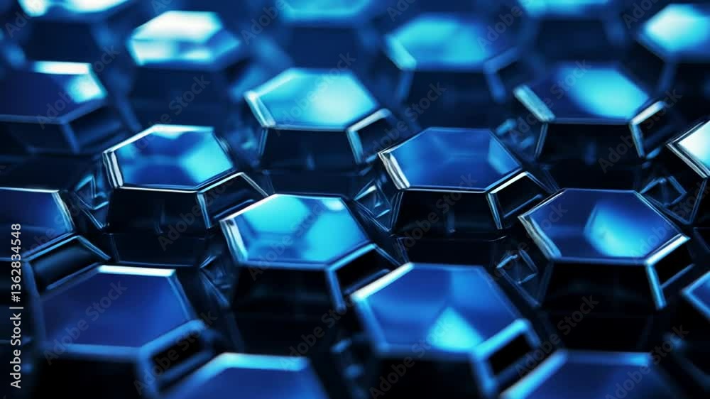 Poster explore the intricate patterns of technology and science generative ai