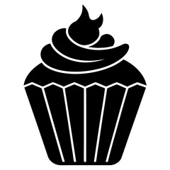 cupcake vector illustration