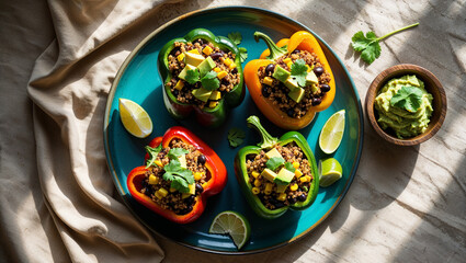 Fototapeta premium Spicy Stuffed Peppers