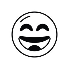 Grinning Vector icon