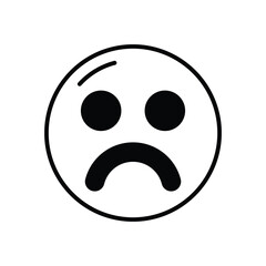 Sad Vector icon