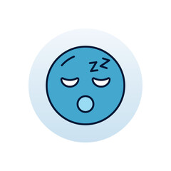 Sleeping Vector icon