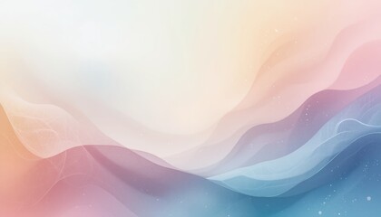 Fototapeta premium Flowing abstract background design digital art soft colors creative space aesthetic view visual inspiration