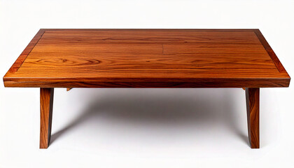 Elegant Wooden Coffee Table with Minimalist Design and Smooth Finish