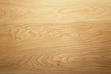 Natural light illuminates smooth oak wood surface showcasing fine grain patterns and textures