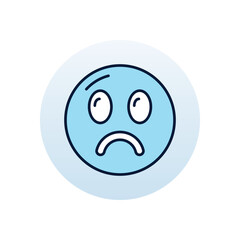 Upset Vector icon