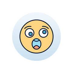 shocked Vector icon