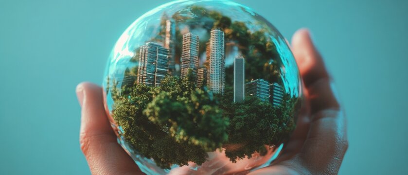 Eco-Visionary Pan American Day Sustainable Urban Innovation in Crystal Sphere - Green Future Collaboration and Climate Action Design for Global Transformation