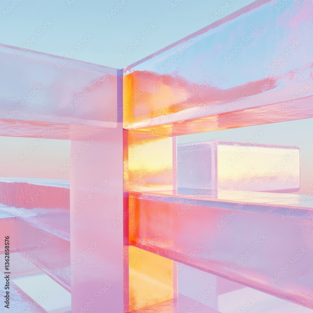 Poster summer innovation horizons translucent glass architecture inspiring creative problem-solving for dig