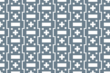 Dark gray seamless geometric pattern with structured abstract elements. Ideal for modern backgrounds, textiles, and digital designs.