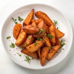 Elma dilim patates - Apple cut fries
