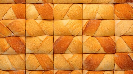 Golden Crust Bread Loaves: A Detailed Close-Up AI Generated