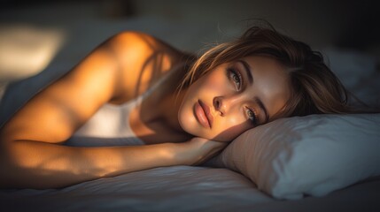Naklejka premium A Serene Moment of Contemplation in Soft Morning Light