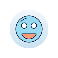Smiling Vector icon