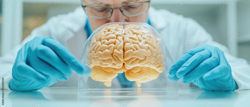 Aufkleber neurotech wellness insights precision cognitive assessment with anatomical brain model - adaptive ag